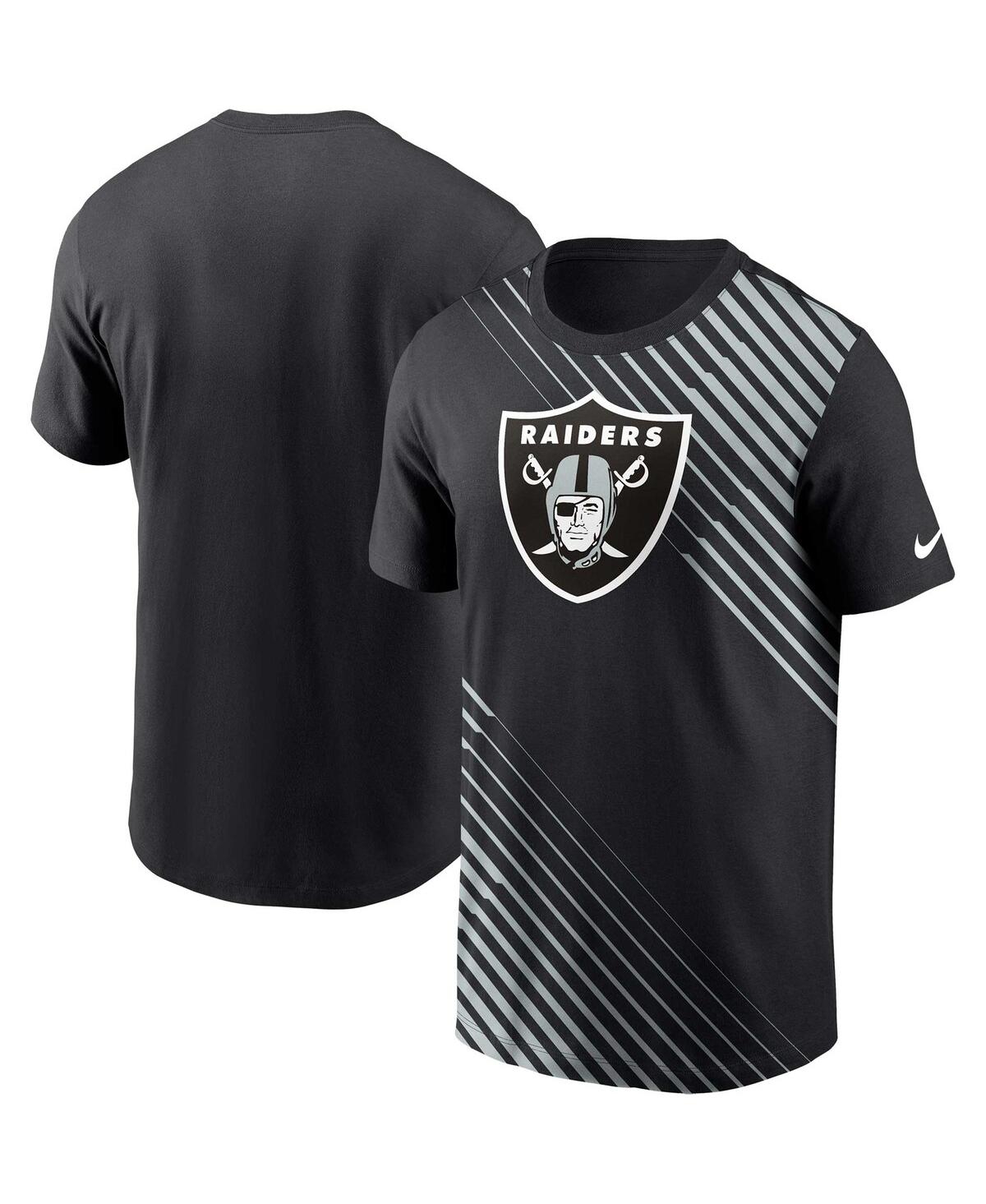 Nike Men's Yard Line (nfl Las Vegas Raiders) T-shirt In Black