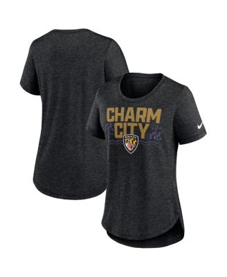 Nike Women's Baltimore Ravens Local Black Tri-Blend T-Shirt