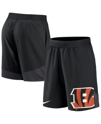 Men's Black Cincinnati Bengals Stretch Performance Shorts
