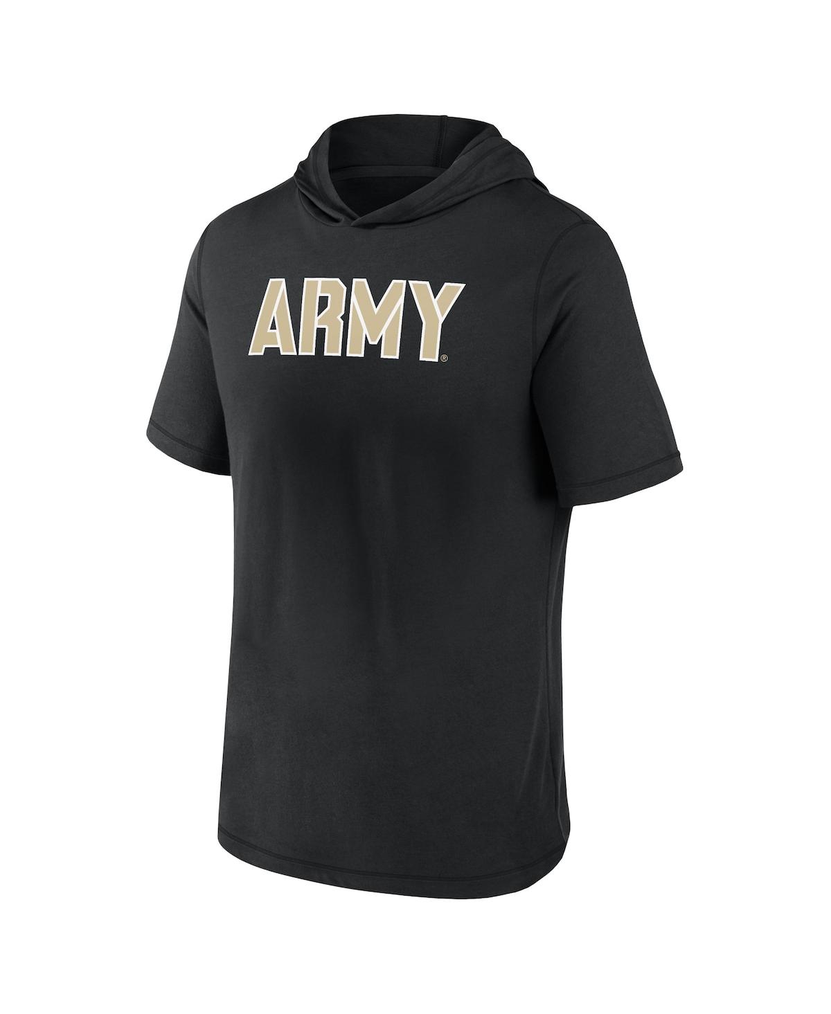 Men's FanaticsArmyKnights Primary Logo Hoodie T-shirt - Black