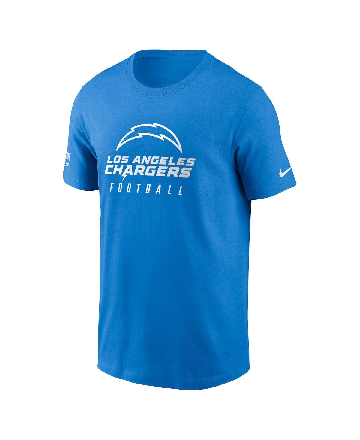Men's NikeLos Angeles Chargers Sideline Performance T-shirt - Powder Blue