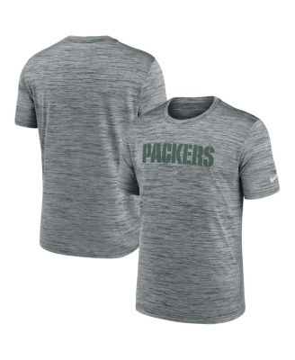 Nike Men's Heather Gray Green Bay Packers Velocity Performance T