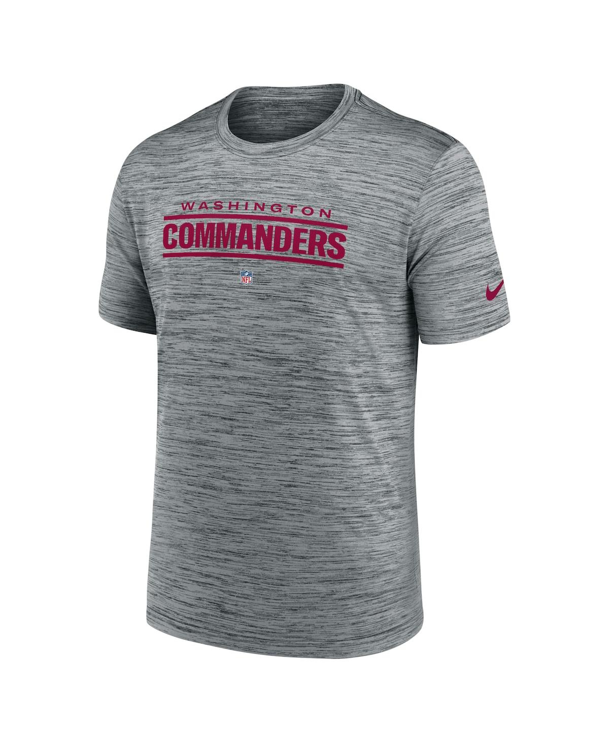 Nike Men's Dri-fit Sideline Velocity (nfl Washington Commanders) T-shirt In Gray