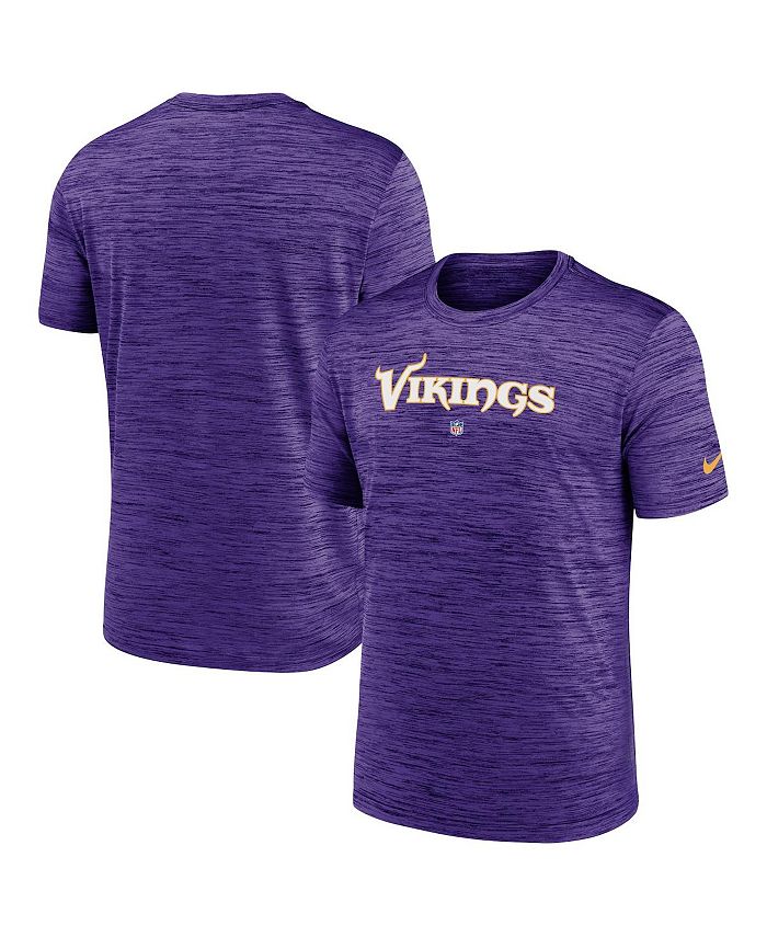 Nike Men s Purple Minnesota Vikings Velocity Performance T shirt