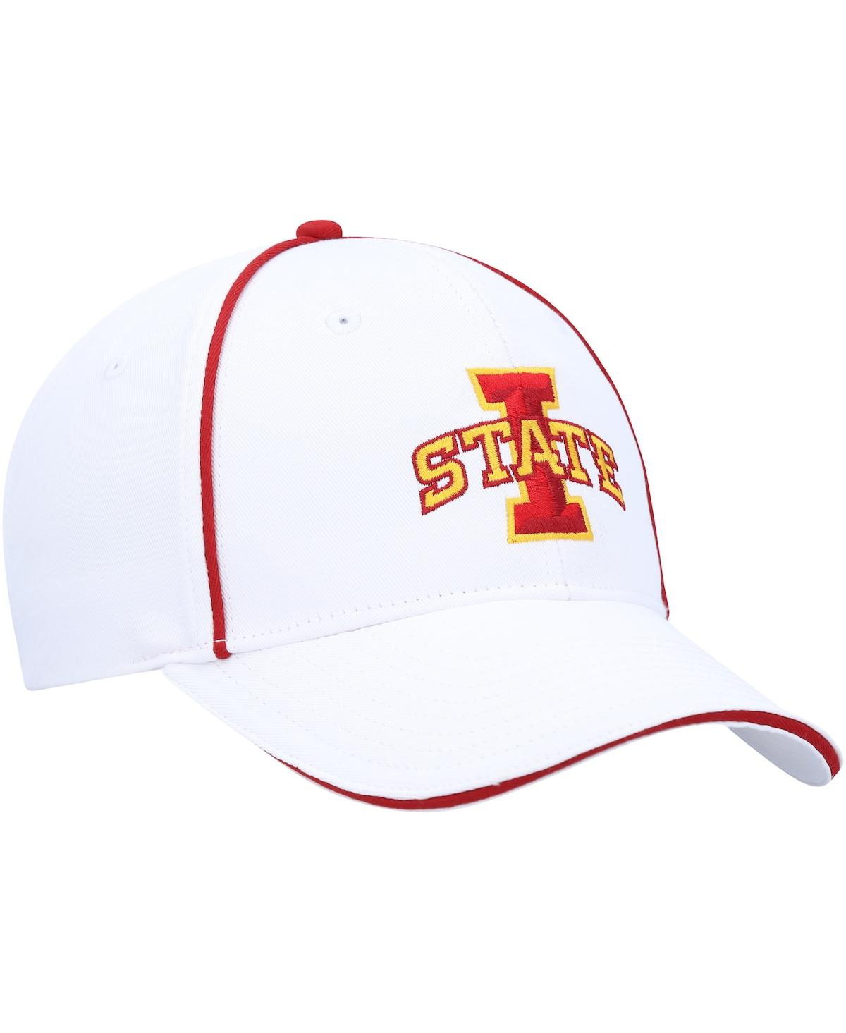 Shop Colosseum Men's  White Iowa State Cyclones Take Your Time Snapback Hat