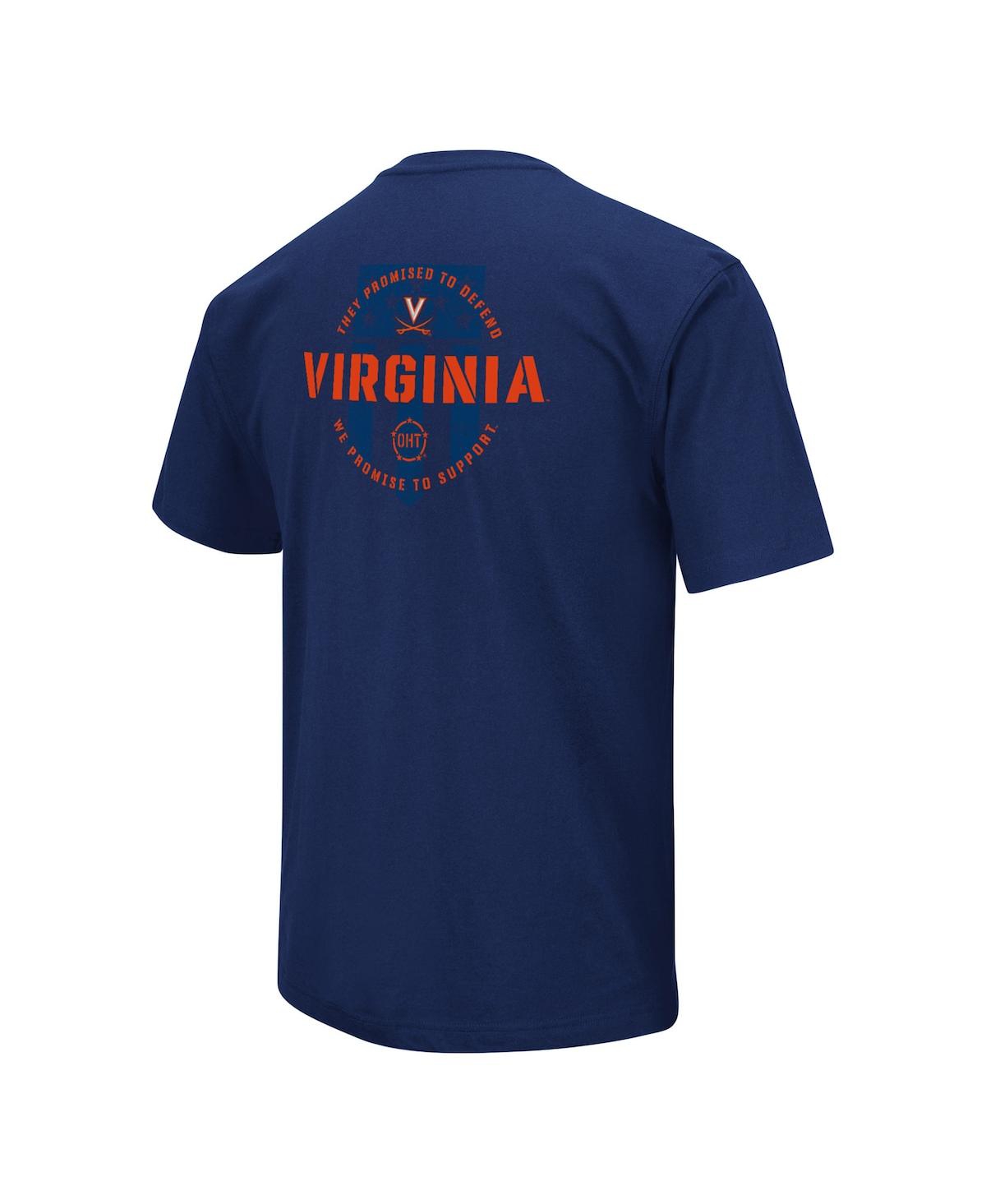 Shop Colosseum Men's  Navy Virginia Cavaliers Oht Military-inspired Appreciation T-shirt