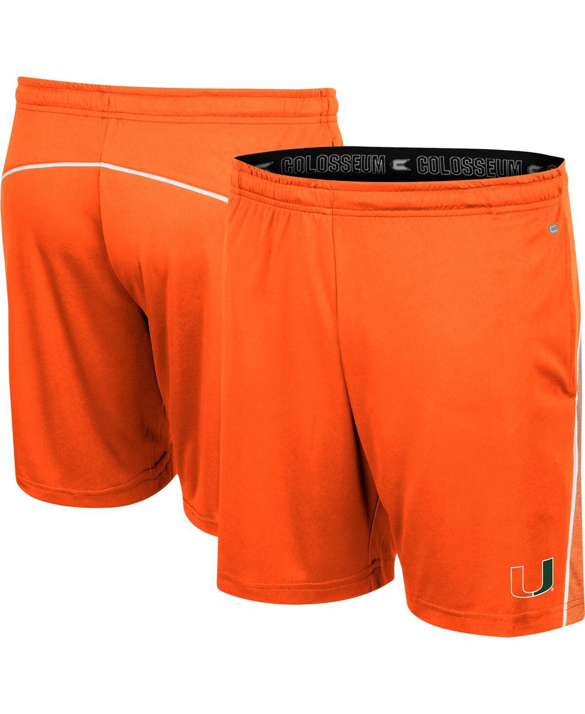 Men's Colosseum Orange Miami Hurricanes Laws of Physics Shorts - Orange