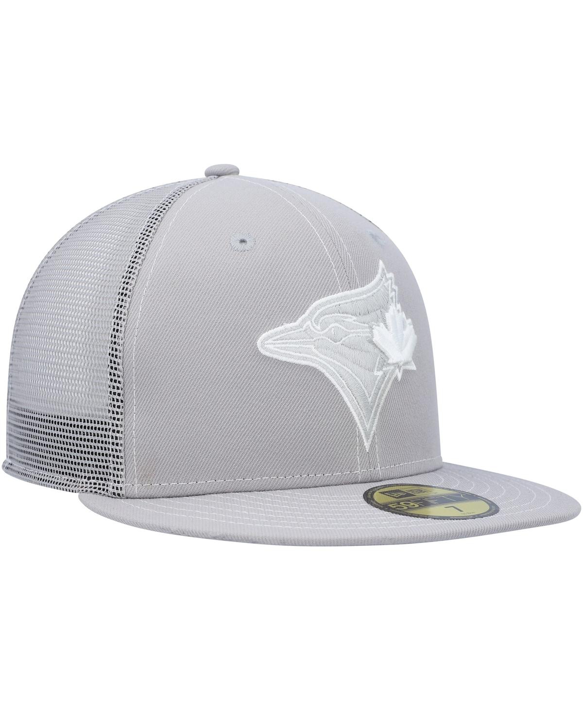 Men's New EraToronto Blue Jays 2023 On-Field Batting Practice 59FIFTY Fitted Hat - Gray