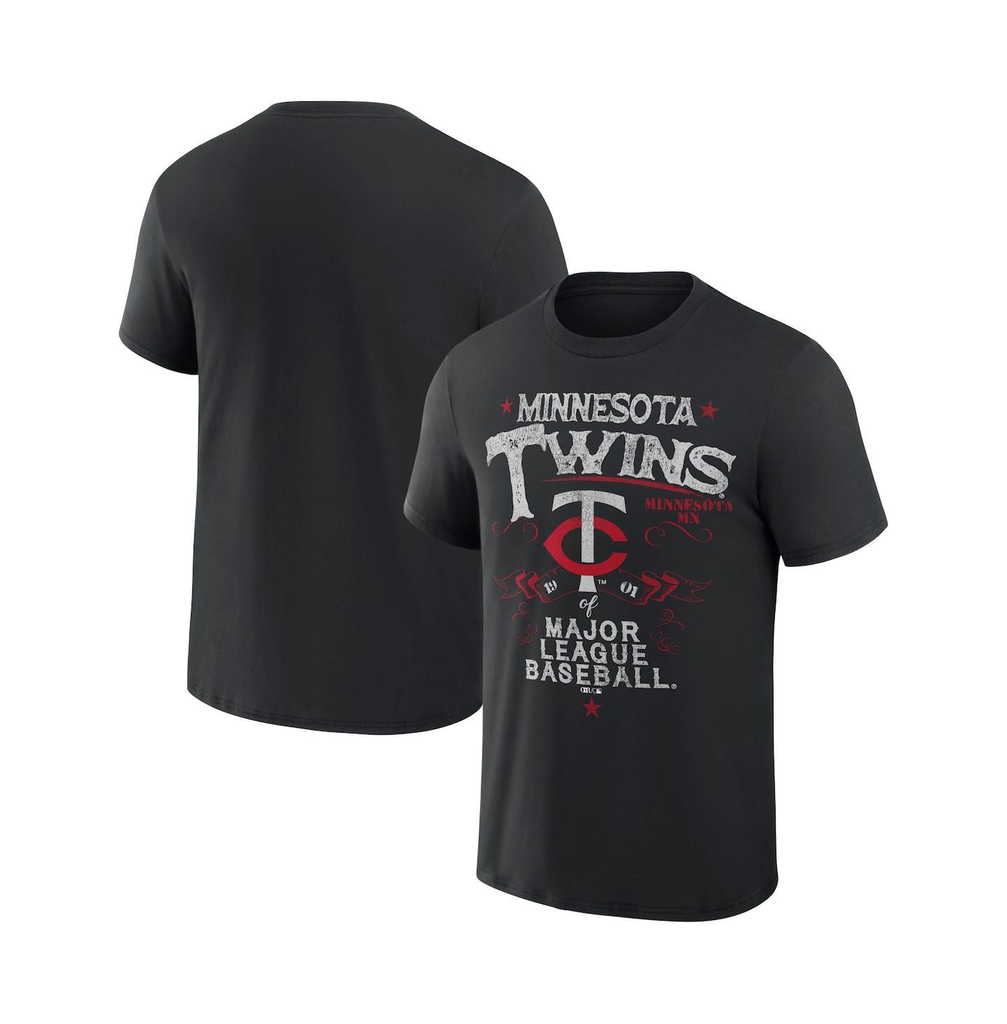 Мужская футболка Fanatics Darius Rucker Collection by Black Minnesota Twins Beach Splatter — фото 2
