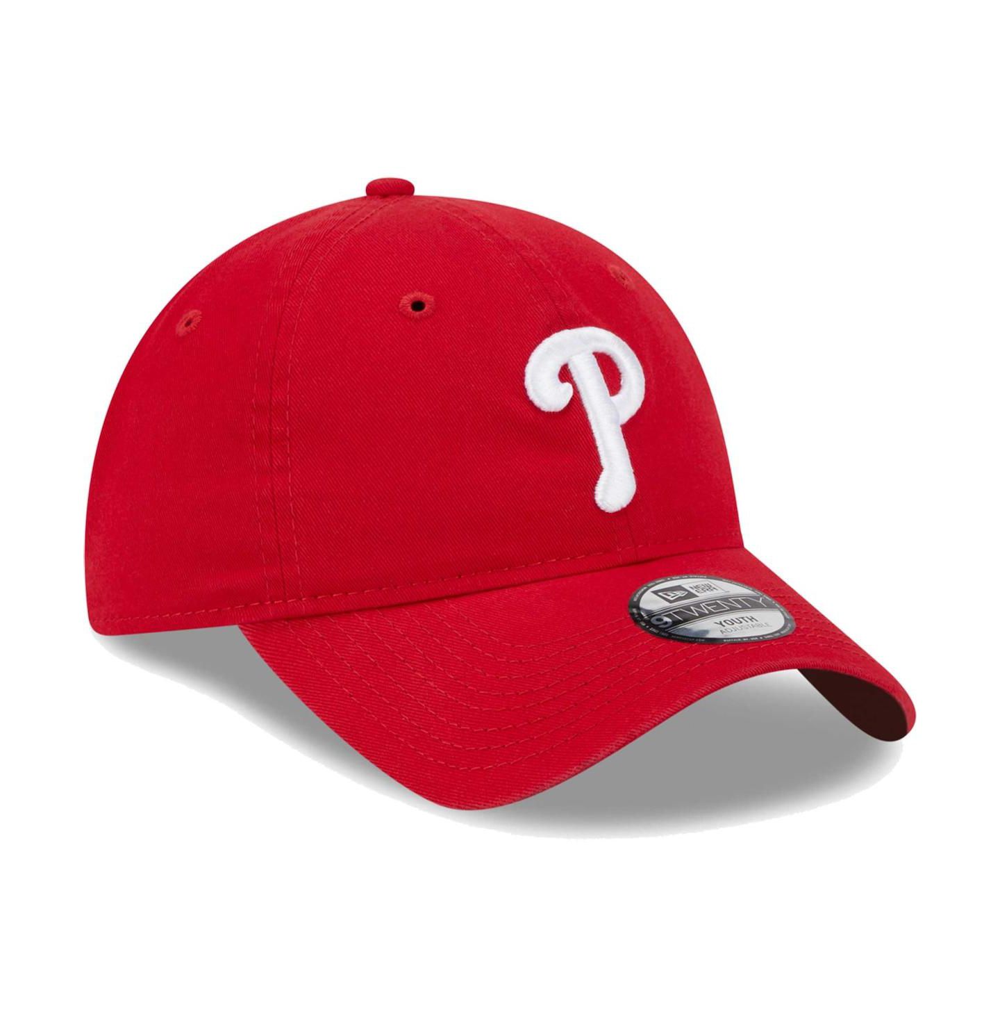 Детская кепка New Era Red Philadelphia Phillies Team 9TWENTY Adjustable Hat — фото 4