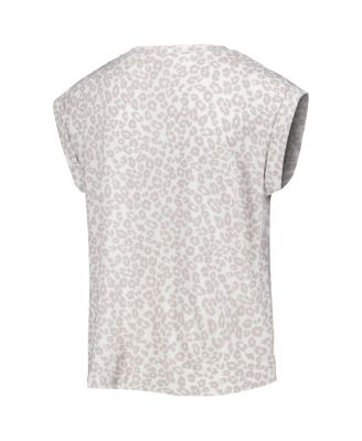 Women's Cream Oklahoma Sooners Montana T-shirt and Shorts Sleep Set