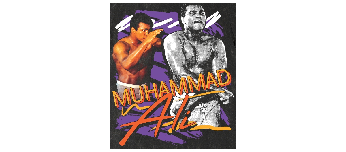 Shop Philcos Men's Muhammad Ali Retro Collage In Black