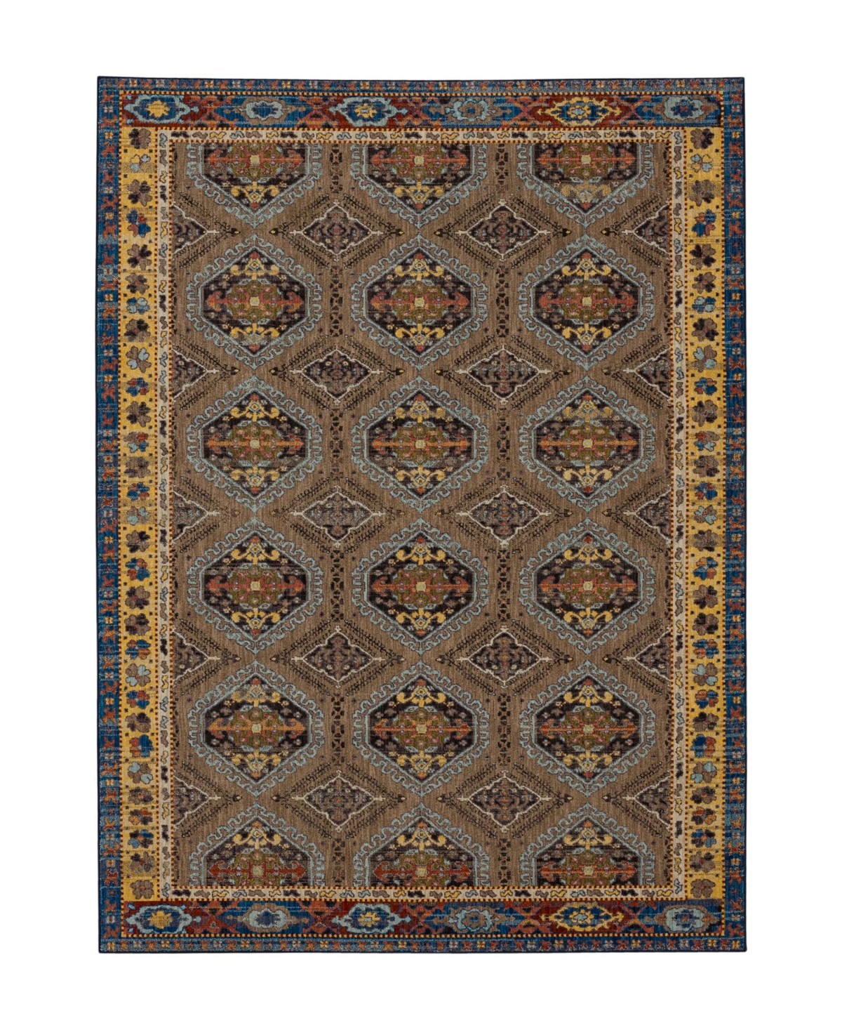 Karastan Pandora Vainglory 5'3in x 7'10in Area Rug - Taupe