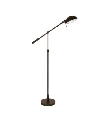 Dexter 61" Metal Shade Height Adjustable and Tilting Floor Lamp