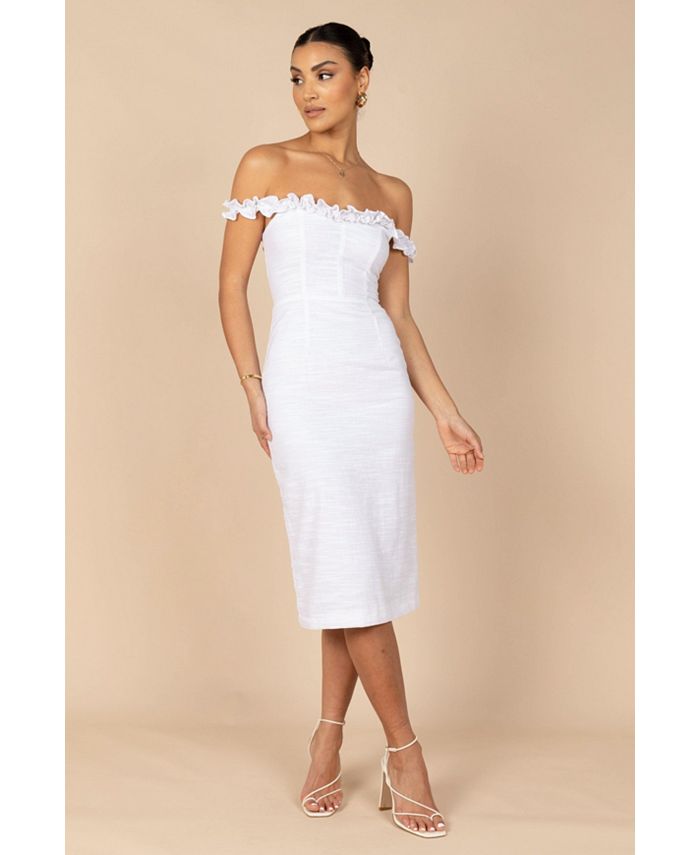 White graduation dress sales macys