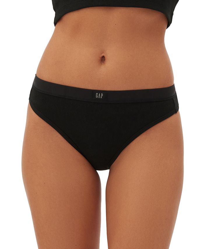 GAP GapBody Women's Logo Comfort Thong Underwear GPW01083 - Macy's