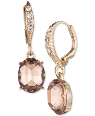 Givenchy - Gold-Tone Stone & Crystal Dangle Drop Earrings