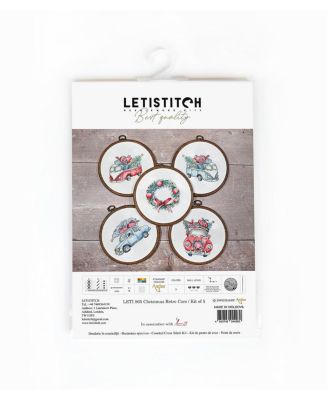 Letistitch Christmas Toys Ornaments Counted Cross-Stitch Kit