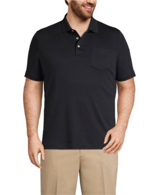 Big & Tall Short Sleeve Cotton Supima Polo Shirt with Pocket