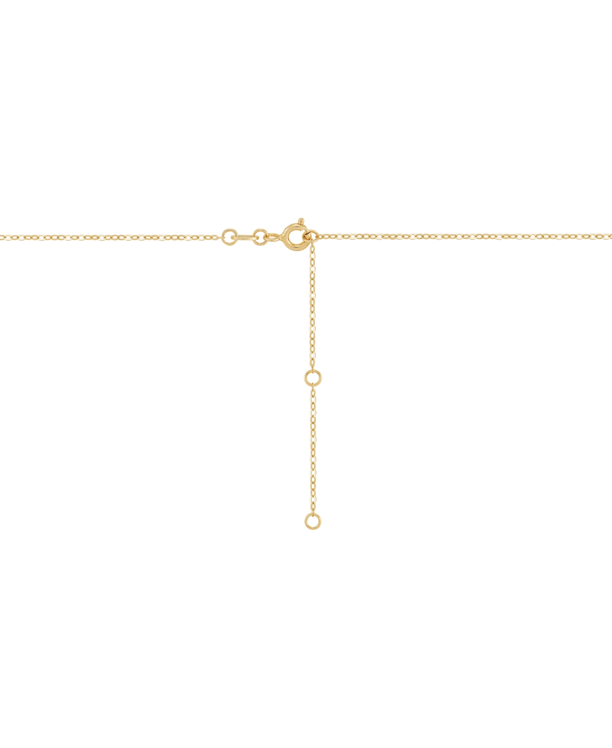 Diamond Accent Cross Pendant Necklace in 14k Gold-Plated Sterling Silver, 16