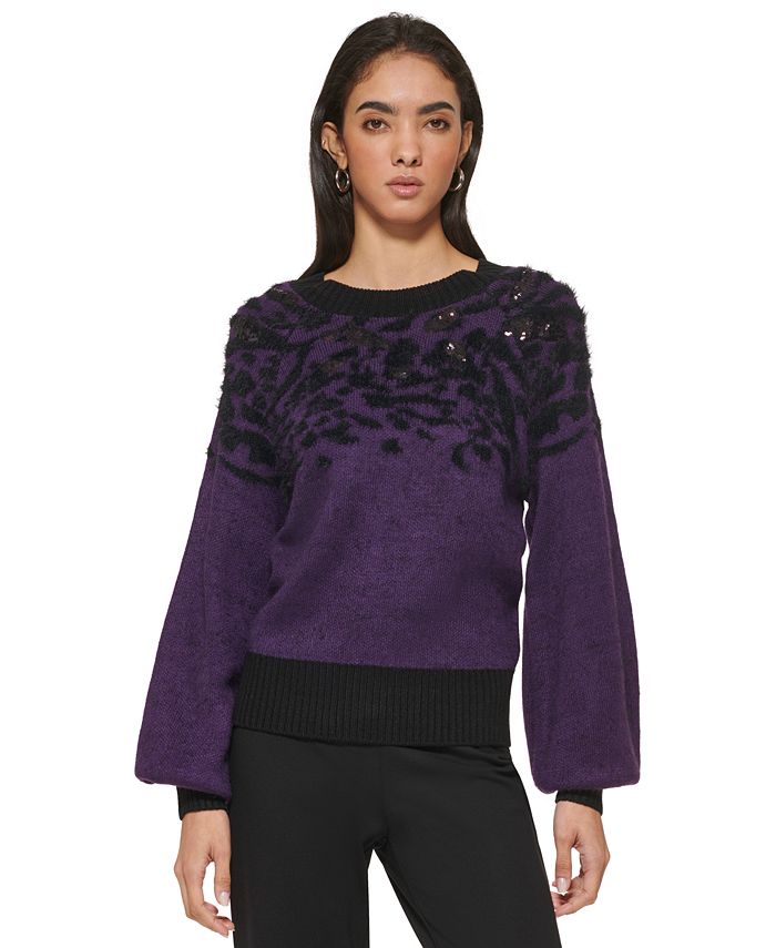 dkny sequin sweater