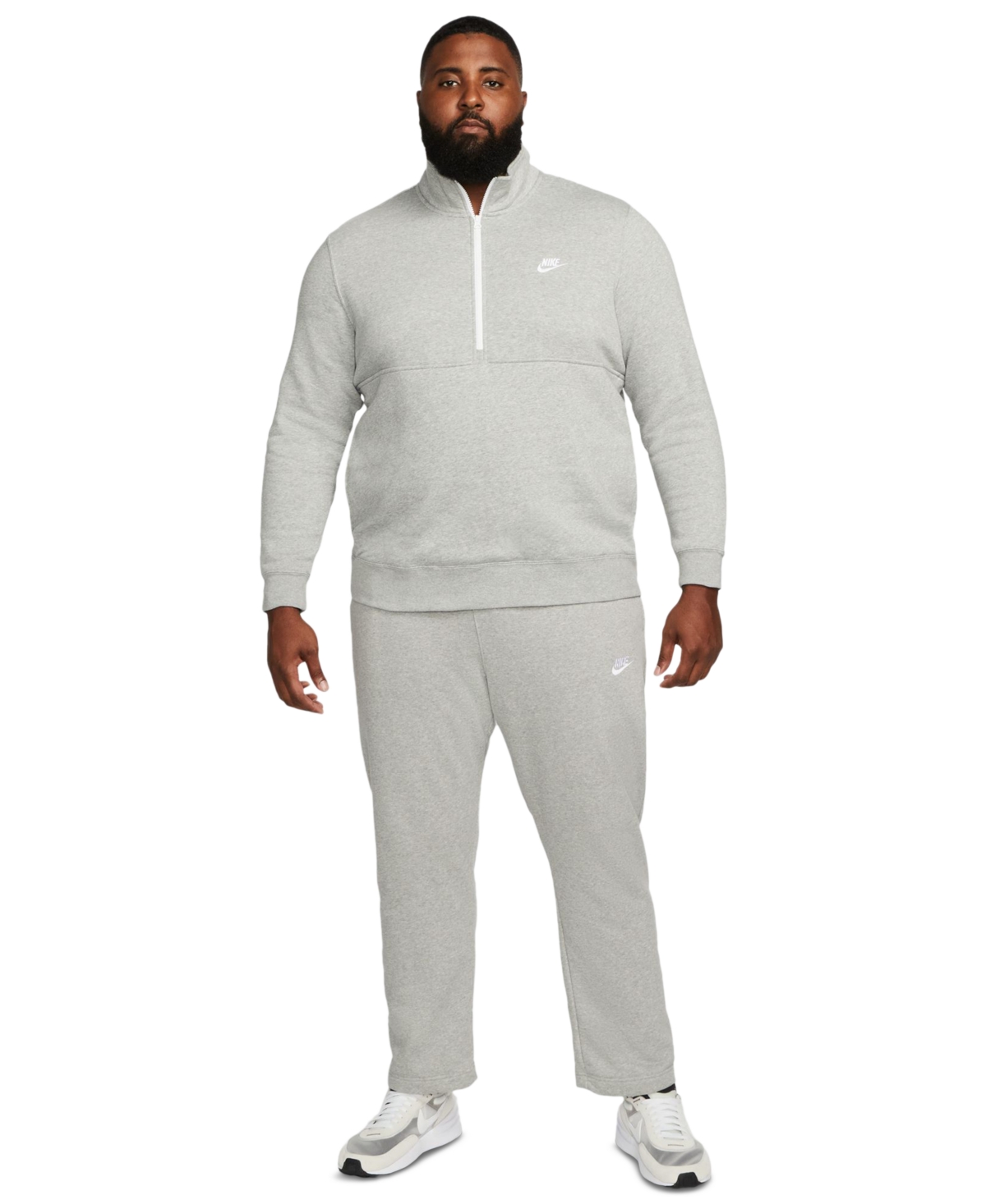 Nike Sportswear Club Men's Brushed Back Half-Zip Pullover