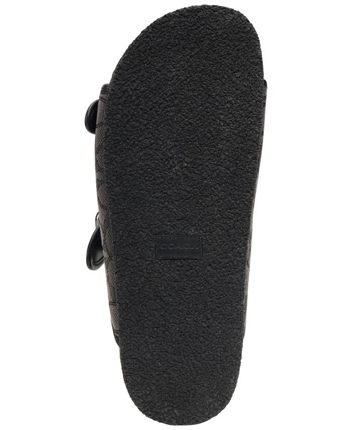 COACH Men's Signature Buckle Strap Sandals Macy's