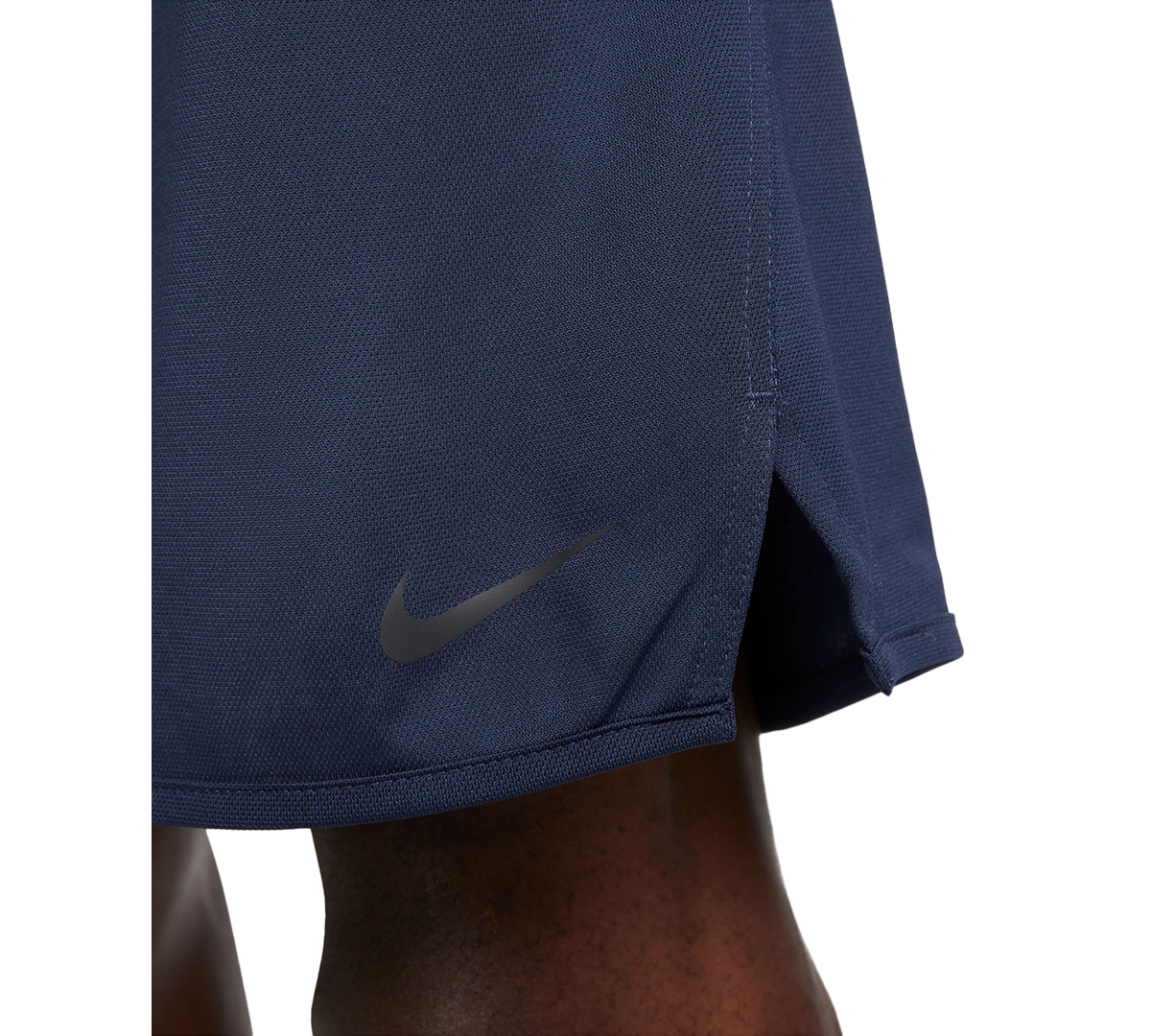 Nike Fle Athleisure Casual Sports Woven Breathable Running Training Shorts Blue In Obsidian,black