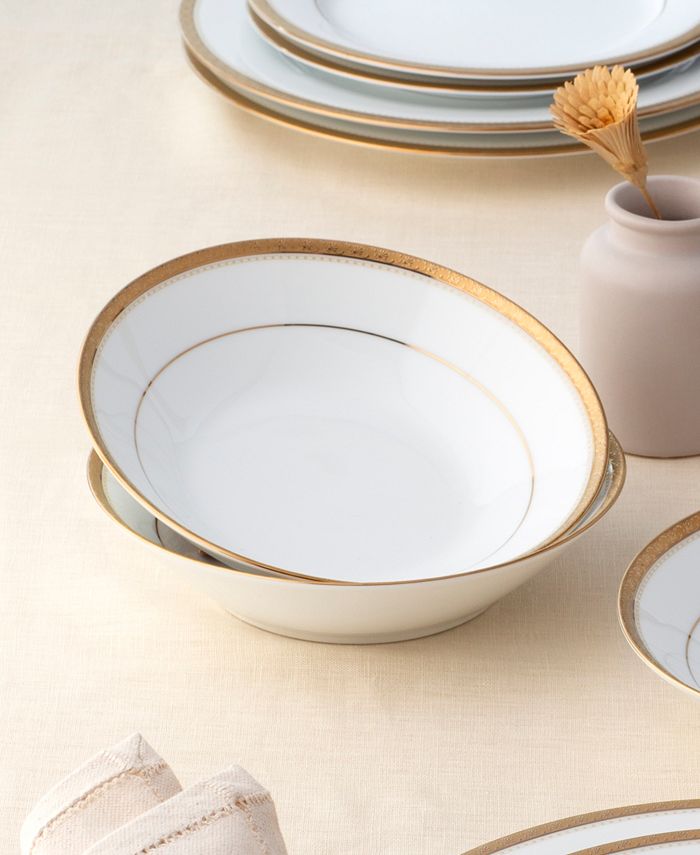 Noritake Charlotta Gold 12 Pc Dinnerware Set Macy's