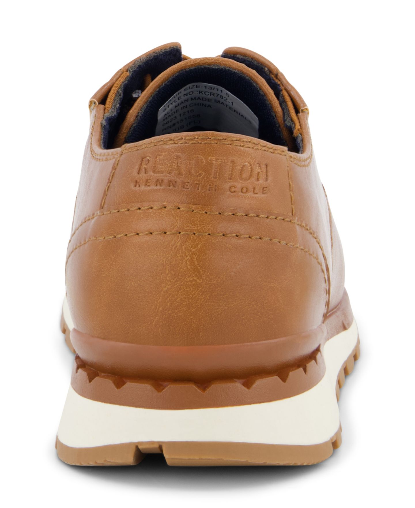 Обувь Kenneth Cole New York Kev Lace Up Casual Dress Shoes для мальчиков, цвет: Коньячный — фото 3