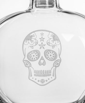 Sugar Skull Whiskey Decanter 23oz