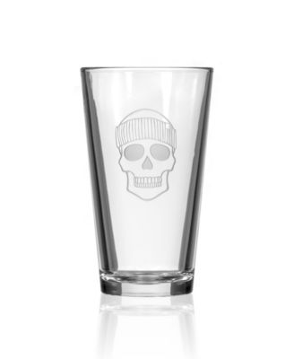 Numbskulls Beer Pint Glass 16oz - Set of 4 Glasses