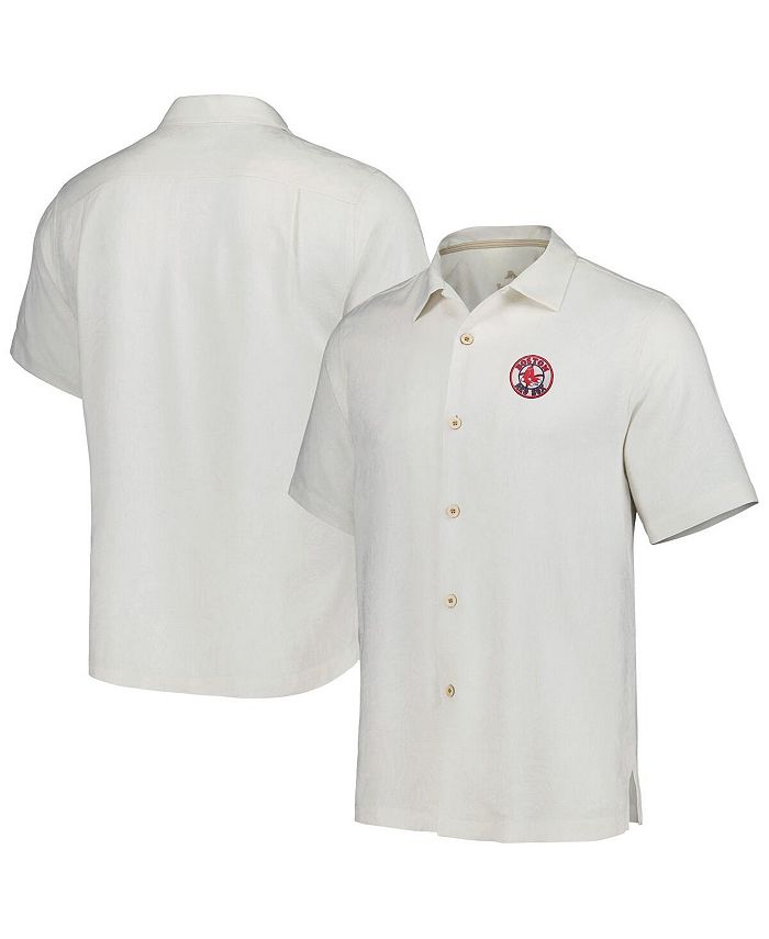 Tommy Bahama Men's White Boston Red Sox Sport Tropic Isles Camp Button-Up  Shirt - Macy's