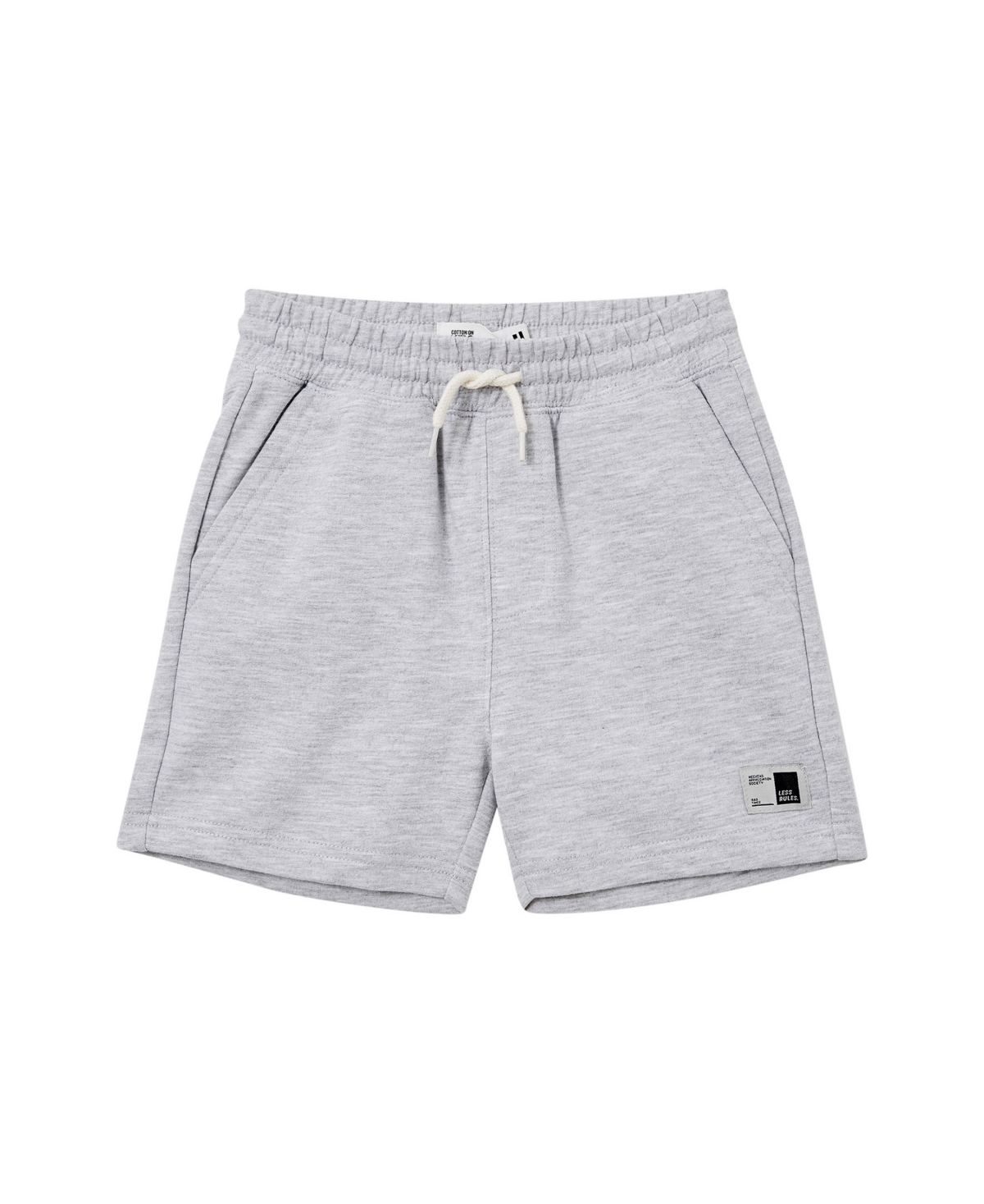 Cotton On Little Boys Henry Slouch Shorts In Fog Gray Marle Core