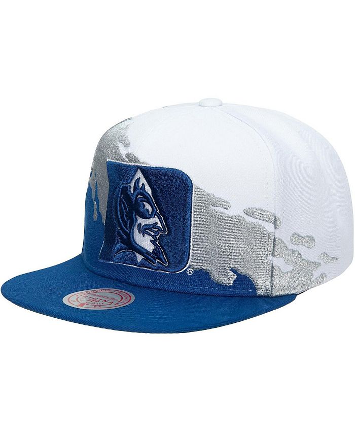 Mitchell & Ness New Jersey Devils Vintage Off-White Snapback Hat, MITCHELL  & NESS HATS, CAPS