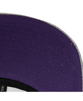 Men's Heather Gray Sacramento Kings Hardwood Classics 2.0 Snapback Hat