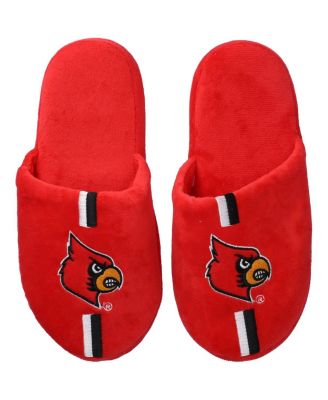 Louisville Cardinals House Slippers Kids Small 7-8 Foco B7