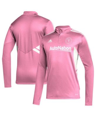 Men's adidas Pink Inter Miami CF Quarter-Zip AEROREADY Training
