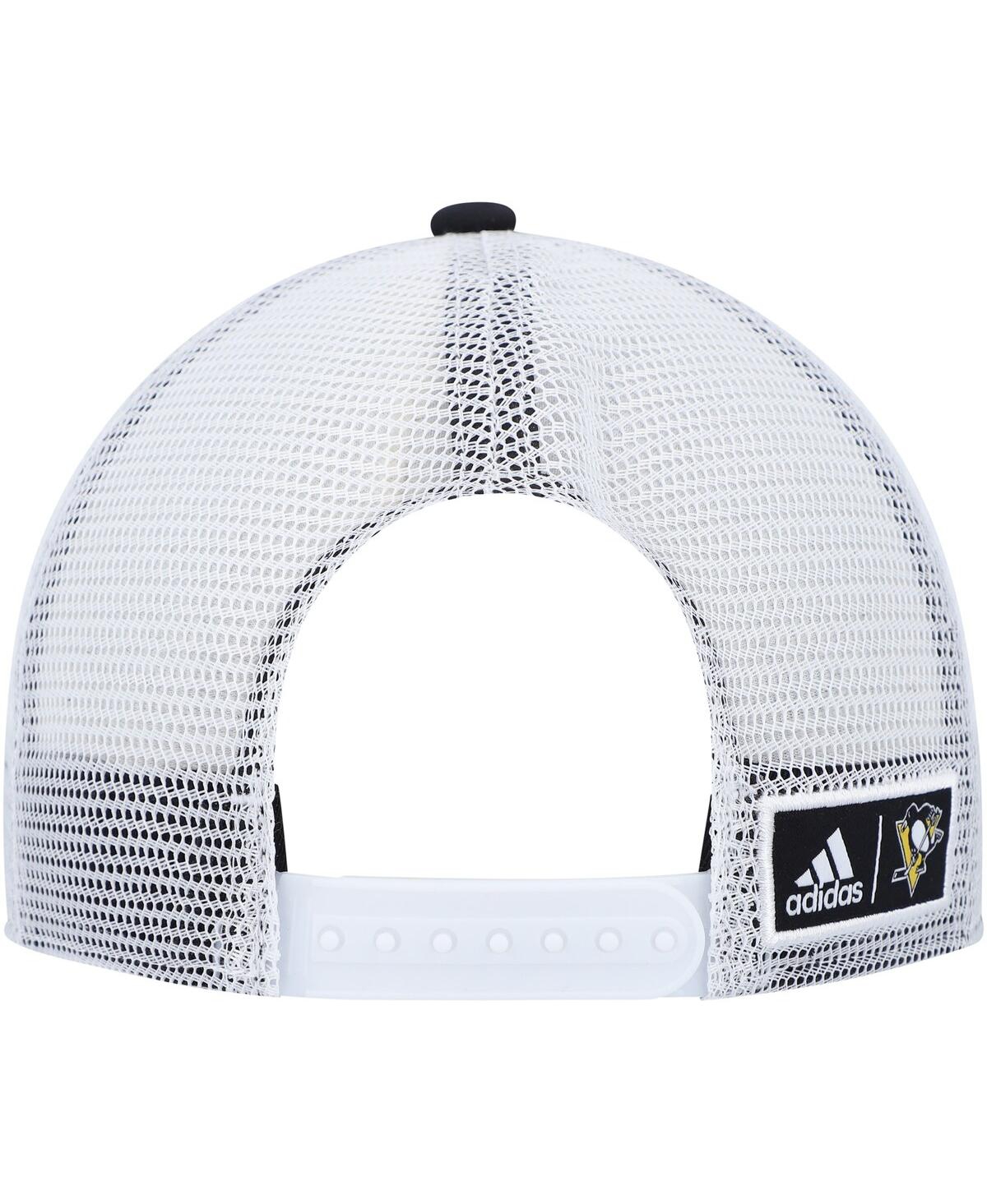 New Jersey Devils adidas Reverse Retro 2.0 Pom Cuffed Knit Hat - White