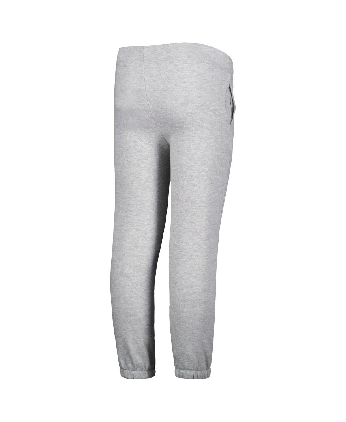 League Collegiate Wear Youth  Heather Gray Nebraska Huskers Essential Pants In Heather Gray