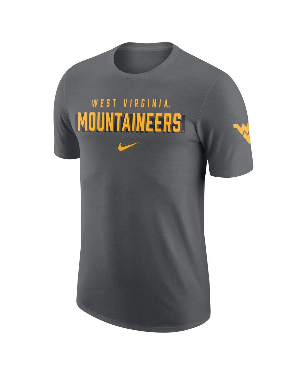 Shop Nike Men's  Gray West Virginia Mountaineers Campus Gametime T-shirt