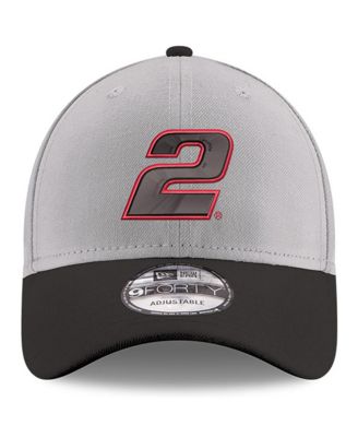 Men's Gray, Black Austin Cindric 9FORTY Snapback Adjustable Hat
