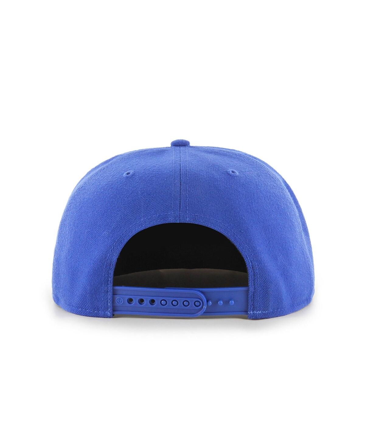 Shop 47 Brand Men's ' Blue Orlando Magic Sure Shot Captain Snapback Hat