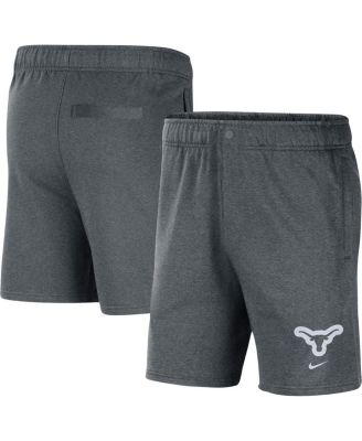 Men s Gray Texas Longhorns Fleece Shorts