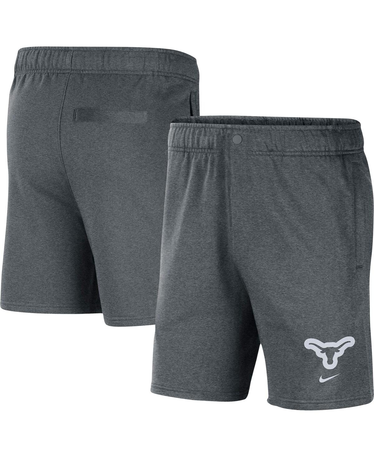 Nike Men's  Gray Texas Longhorns Fleece Shorts