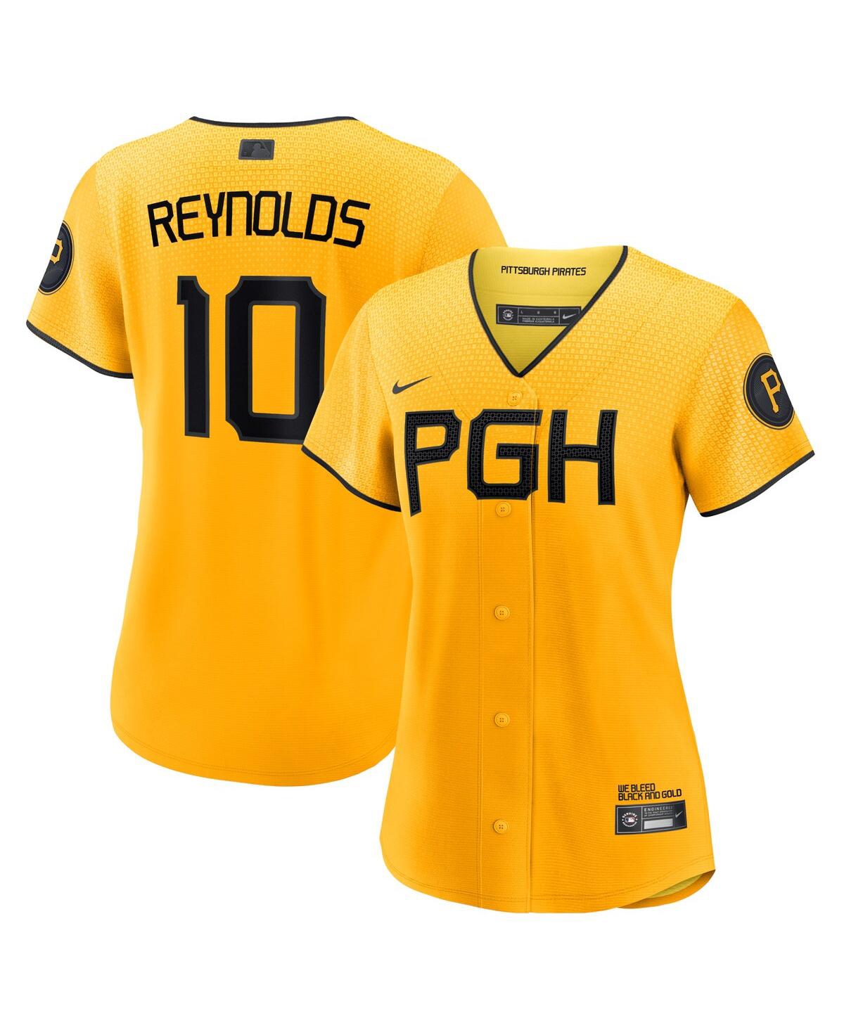 Women's Nike Bryan Reynolds Gold Pittsburgh Pirates 2023 City Connect Replica Player Jersey - Gold