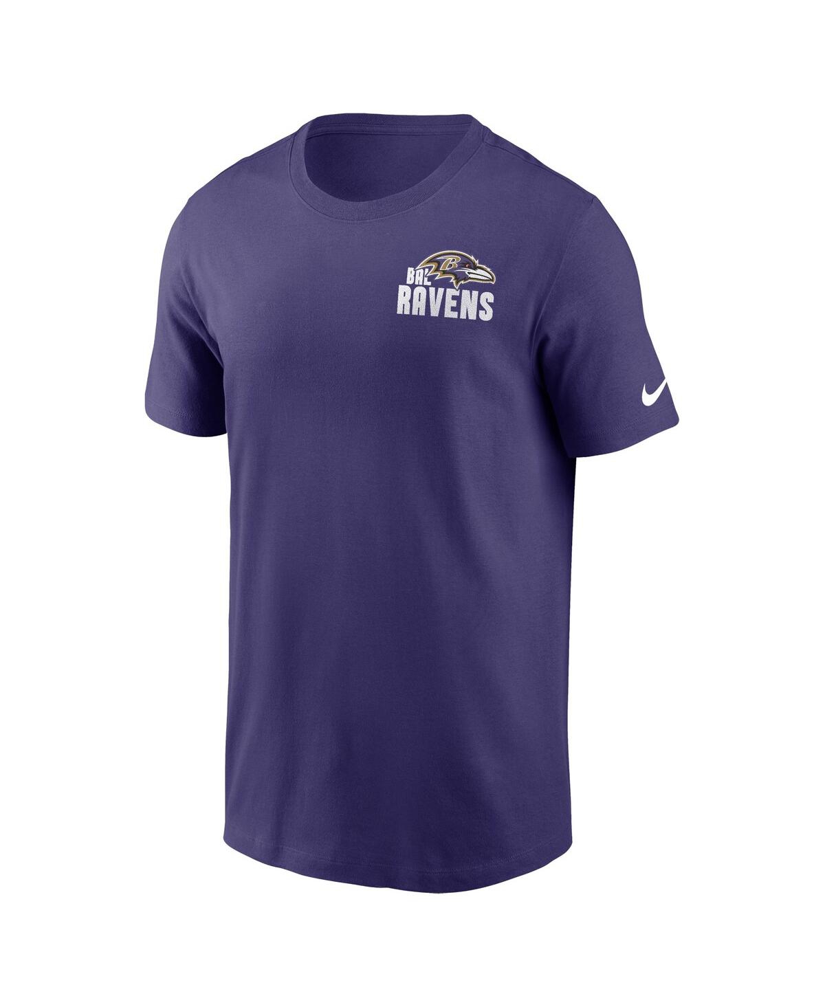 Shop Nike Men's  Purple Baltimore Ravens Blitz Essential T-shirt