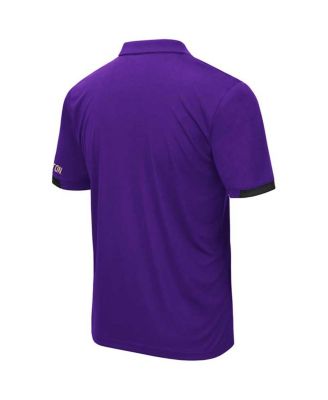 Men's Purple Washington Huskies Big and Tall Santry Polo Shirt