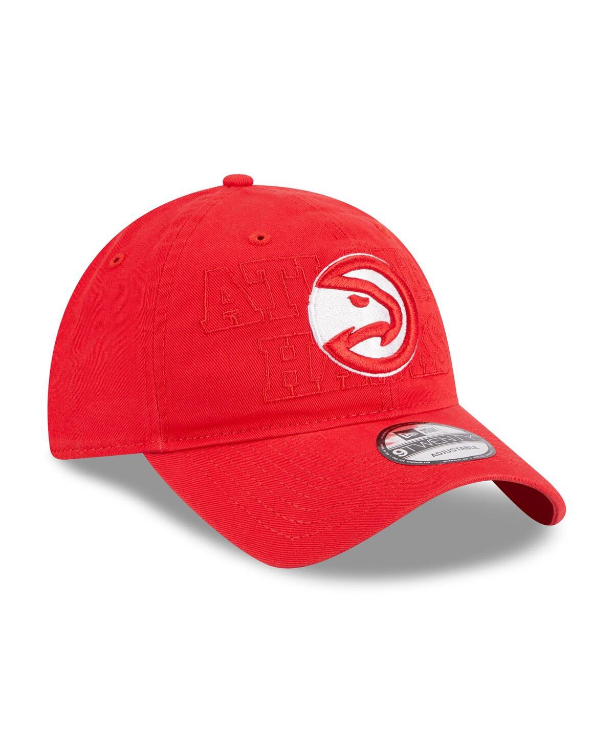 Men's New EraAtlanta Hawks 2023 Nba Draft 9TWENTY Adjustable Hat - Red