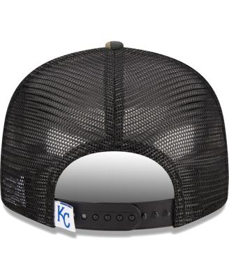 Men's Camo Kansas City Royals Woodland Camo Trucker 9FIFTY Snapback Hat